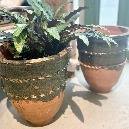 Pair Handmade Ceramic Planters